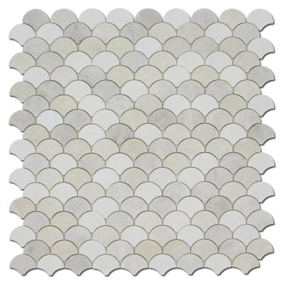 SCALLOPS MOSAIC POLISHED