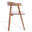 Chaise avec accoudoirs en bois massif Gensis