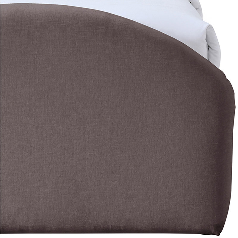 Lit tapissier Chiu, Tissu chenille mauve