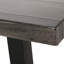 Table de salle à manger d'extérieur moderne en aluminium industriel (seulement les tables, pas de chaises)