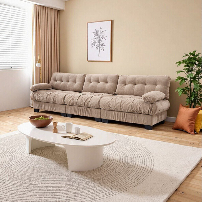 Canapé modulaire Modern, Marron clair