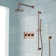 Tosca Complete Shower System with Rough-in Valve