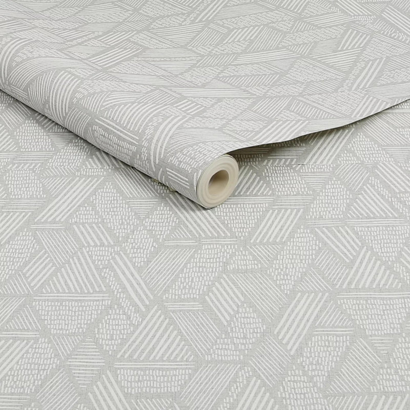 Superfresco Easy Ethnic Stitch Grey Wallpaper