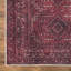  Tapis lavable antidérapant - Tapis de bordure traditionnel rouge foncé pour l'entrée, le couloir, la salle de bain et la cuisine-114442306