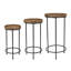 Ensemble de trois tables de bout rondes 29 po Lefancy