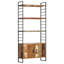 Actaeon 180cm H x 80cm W Etagere Bookcase-1023689231