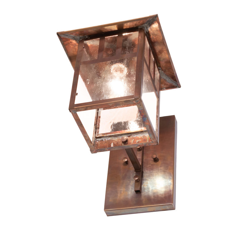 1 - Light Armed Sconce, 14" H x 9" W x 13" D
