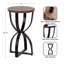 Table d'appoint ronde Ulott