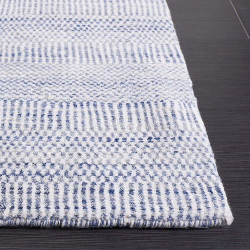 Dheftera Hand Loomed Performance Solid Color Rug, Rectangle 6' x 9'