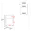 Chariot de rangement H 32,2 po, 2 tablettes, 4 roues, blanc - Salle de bain