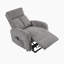 Fauteuil télescopique en microfibre texturé Darel-1009445720