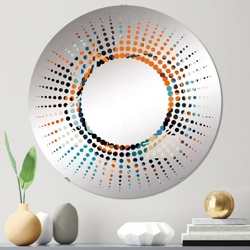 Ahrianna Circle Mirror, 23.6" x 23.6"