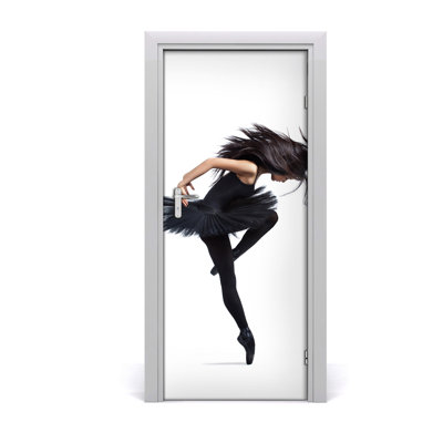 People Ballerina Door Decal