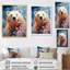 Ours polaire pastel sérénité I sur toile-1423078655-1423078640