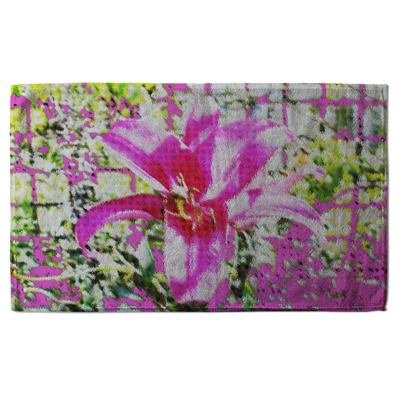 Cotton Floral Tea Towel Kitchen Towel