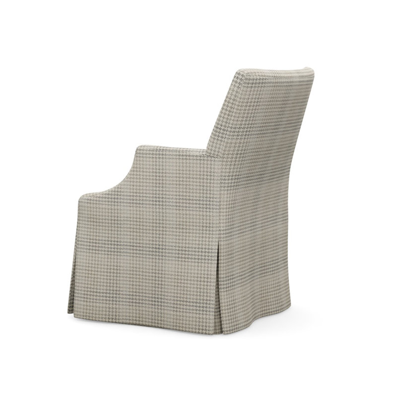 Lia 19'' H Upholstered Maple Armchair, Clarkton Slate