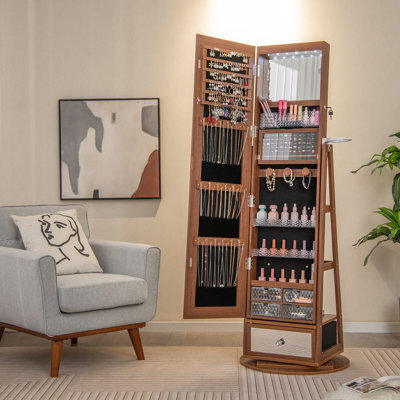 Anushya Jewellery Cabinet Jewelry Armoire