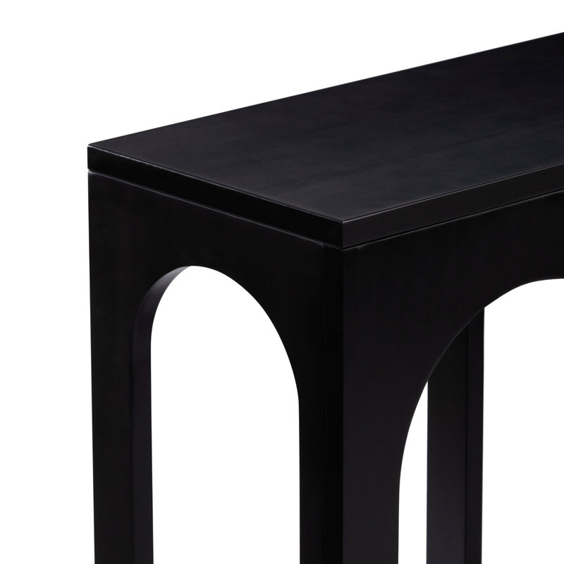 Console Jesleen (47 po / 1194 mm), Noir, noir, noir, noir