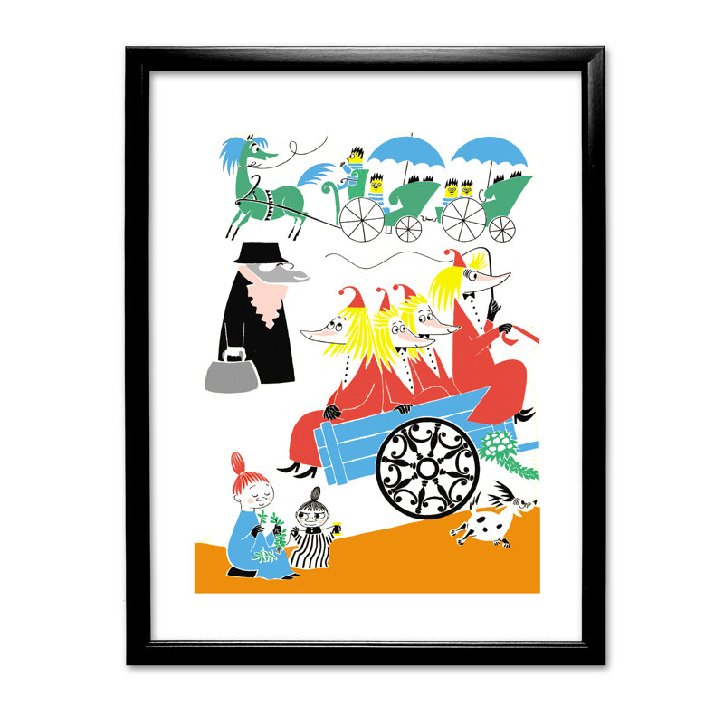 Tove Jansson - Single Picture Frame Print, Black