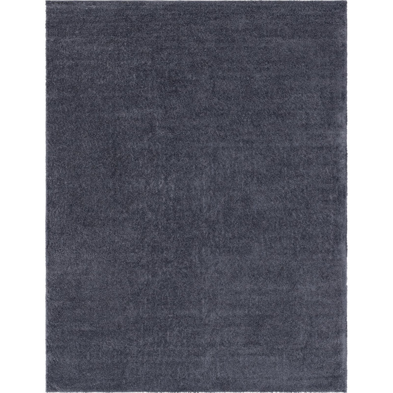 Tapis décoratif, Dark Grey, Rond 6 pi 1 po