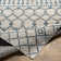 Tapis bleu / gris Newman