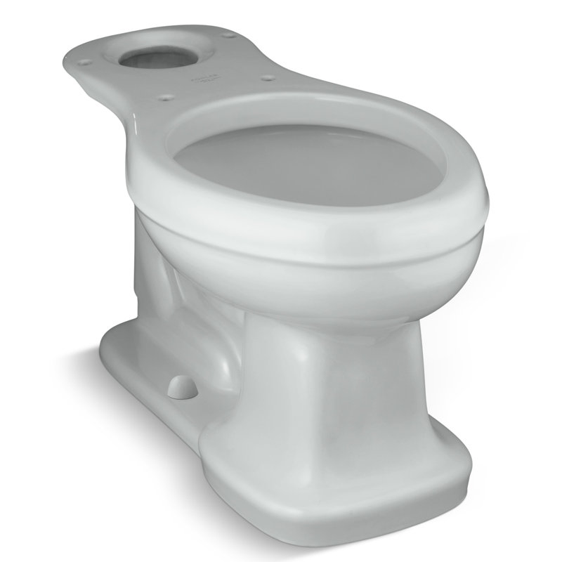 Bancroft 2 Piece Elongated Toilet, Ice Grey