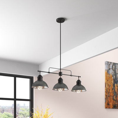 Hendon 3 - Light Oiled Bronze Kitchen Island Pendant