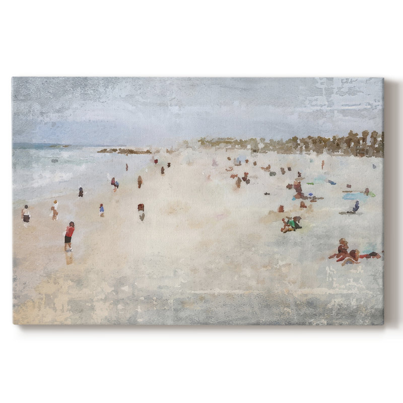 S'amuser sur la plage - Cavas enveloppés de galerie, 32 x 48