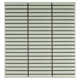 Porcetile 0.48" x 3.63" Stacked Glossy Porcelain Mosaic Wall and Floor Tile