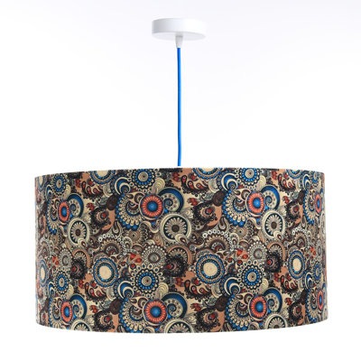 Bernuth 1 - Light Gold Drum Pendant