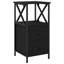 34cm W Manufactured Wood Bedside Table