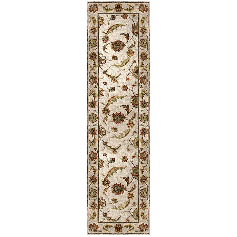 Tapis beige Java, Tapis de couloir 2 pi 2 po x 8 pi
