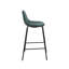 Tabouret de bar en velours Lazio avec pieds en fer-1985942148-1882502423