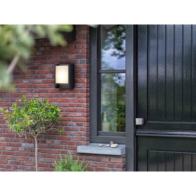 Philips LED Arbour Outdoor Wall Lantern Anthracite 6W