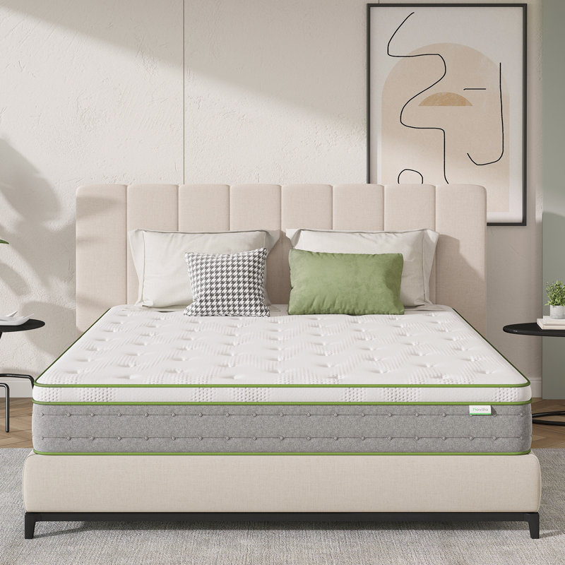 Matelas hybride moyen 10 po Home, Très grand simple
