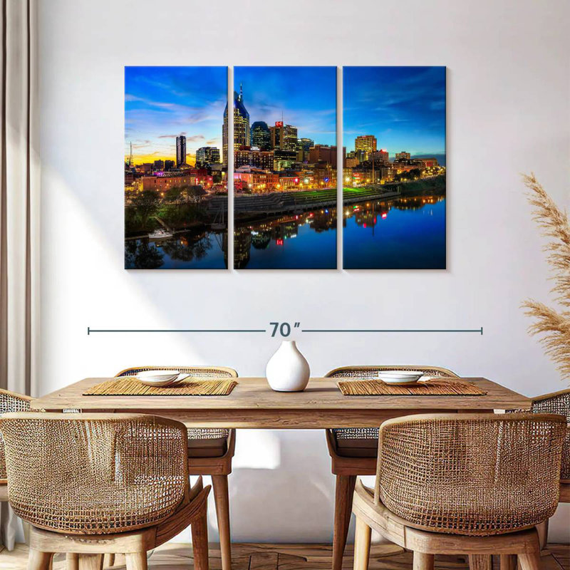 Paysage urbain Sirci Nashville, H 36 po x l 57 po