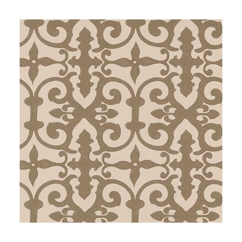 Schumacher x Veere Grenney Ferne Park Wallpaper, Berber Brown, 36' L x 53" W