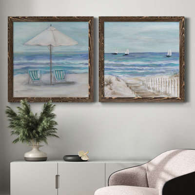 " Gulf Shores II " 2 - Pieces Painting Print