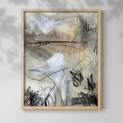 «MaskedNotesI», reproduction encadrée - bois massif