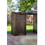 Suncast 17 in. W x 17 in. D Resin Trash Hideaway with Latching Lid, Made in the USA-19928045-120464691