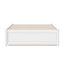 Lit plateforme en bois massif avec lit gigogne assorti Lamariah-457229957-457229956