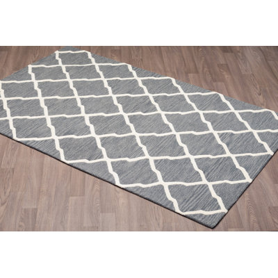 Wool Geometric Indoor Rug