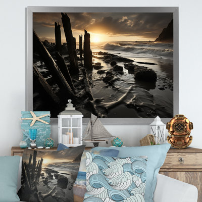 " Beach Photo Oceanic Rhythms I "