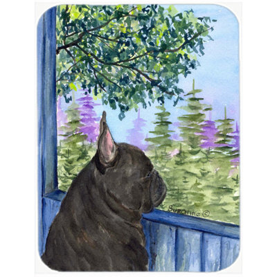 Caroline's Treasures French Bulldog Glass Cutting Board