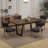 Solid Wood Dining Table Set Farmhouse Extendable Dining Table And Upholstered Chair For Dining Room/Kitchen-110843346-110843350-110843351