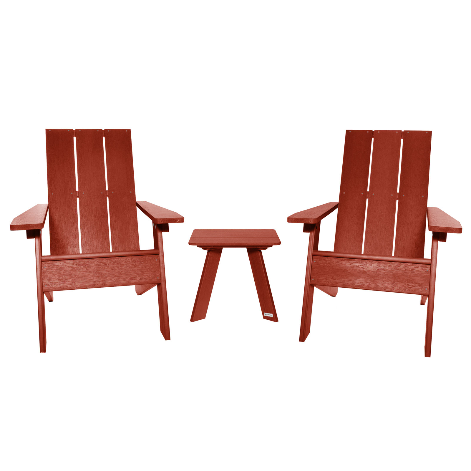 Byrnes 2 - Person Patio Conversation Set, Rustic Red