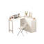 Lit armoire simple avec bureau flexible et coussin pliable de couleur blanche, convient aux chambres d'amis de petits espaces, coussin ajustable de commode facile à monter, superbes espaces polyvalents, fabrication