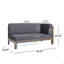 X-Back Left Corner Bench Of Set 2
