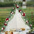 Artificial Eucalyptus Garland With Rose-112899593