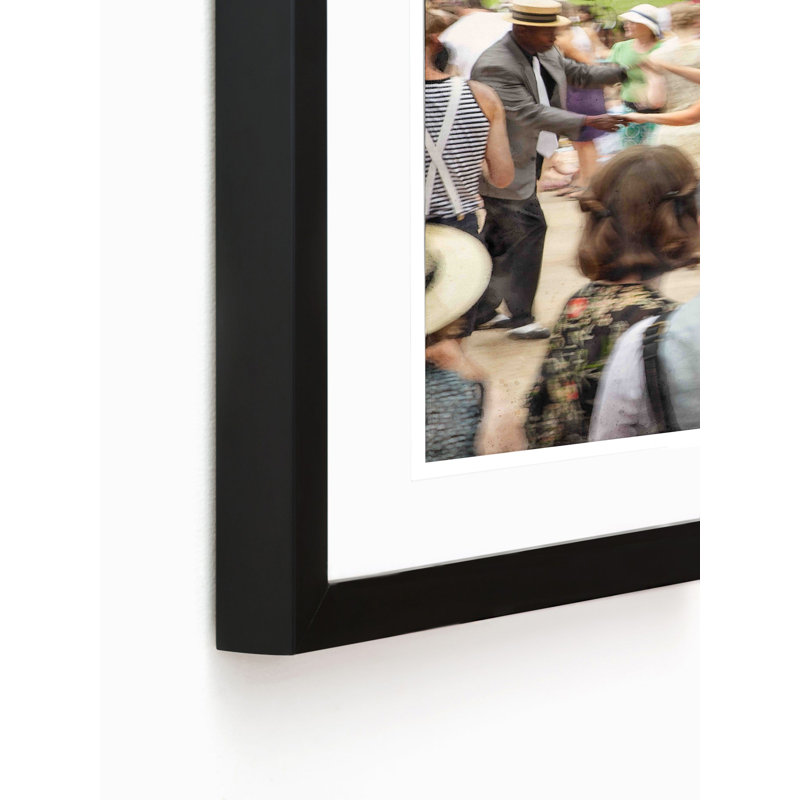 Bridge of Sighs - Picture Frame Graphic Art on Paper , 30" H x 30" W, Black Framed